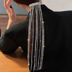Fringe Flash Diamond Chain Accessori per capelli Fascia per capelli intrecciata femminile, Chain Hair Band