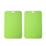 2 pezzi Tagliere ausiliario per bambini Tagliere per frutta e verdura Tagliere in plastica, 2pcs Pink, 2pcs Blue, 2pcs Green