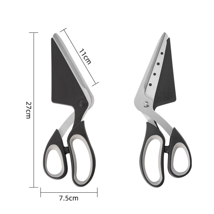 Pala per forbici PIZZA in acciaio inossidabile multifunzionale rimovibile, PIZZA Scissors