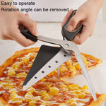 Pala per forbici PIZZA in acciaio inossidabile multifunzionale rimovibile, PIZZA Scissors