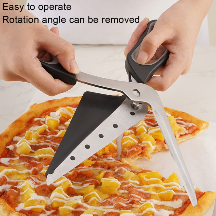 Pala per forbici PIZZA in acciaio inossidabile multifunzionale rimovibile, PIZZA Scissors