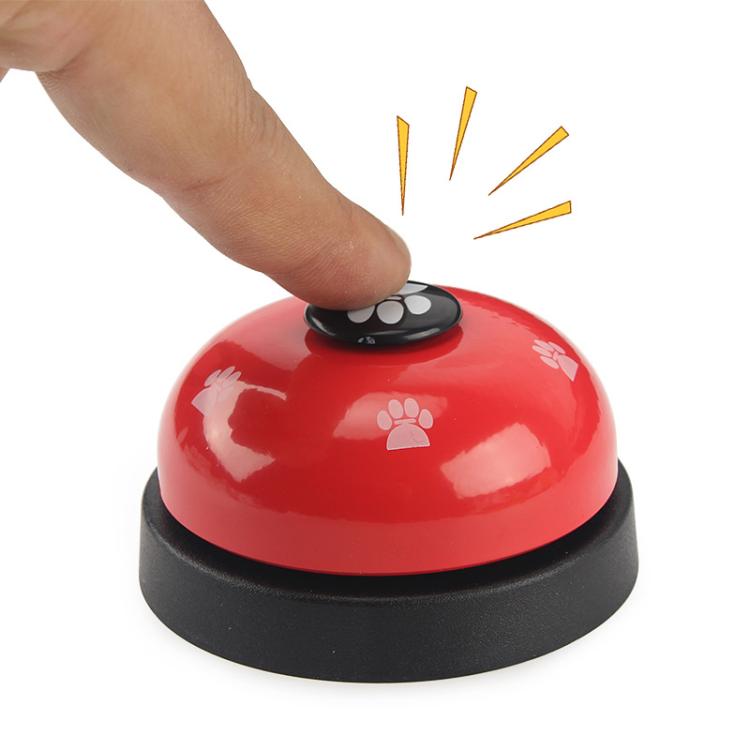 3pcs Pet Toy Training chiamato Dinner Small Bell Footprint Ring Dog Toys, 3pcs Pet Bell Red, 3pcs Pet Bell Pink, 3pcs Pet Bell White, 3pcs Pet Bell Royal Blue, 3pcs Pet Bell Yellow