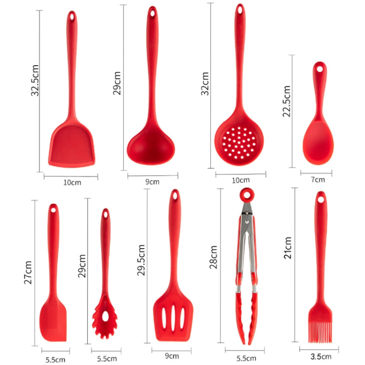 2 pentole in silicone antiaderenti resistenti alle alte temperature, stile:, Spatula, Soup Spoon, Leak Spoon, Spaghetti Claw, Rice Spoon, Leak Shovel, Scrape, Brush, Food Clip