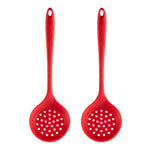 2 pentole in silicone antiaderenti resistenti alle alte temperature, stile:, Spatula, Soup Spoon, Leak Spoon, Spaghetti Claw, Rice Spoon, Leak Shovel, Scrape, Brush, Food Clip