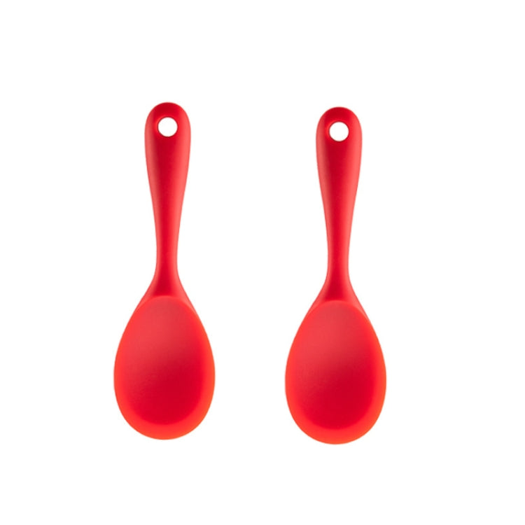 2 pentole in silicone antiaderenti resistenti alle alte temperature, stile:, Spatula, Soup Spoon, Leak Spoon, Spaghetti Claw, Rice Spoon, Leak Shovel, Scrape, Brush, Food Clip