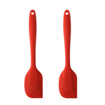 Coltello per mescolare la crema al cioccolato con raschietto in silicone integrato grande da 2 pezzi, Large Red, Large Pink, Large Yellow, Large Blue, Large Black, Large Green, Large Purple, Large Orange