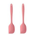 Coltello per mescolare la crema al cioccolato con raschietto in silicone integrato grande da 2 pezzi, Large Red, Large Pink, Large Yellow, Large Blue, Large Black, Large Green, Large Purple, Large Orange