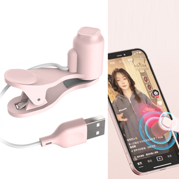 T2 Screen Clicker USB Grab Buyer Trasmissione in diretta Clicker automatico dello schermo, T2 White, T2 Pink