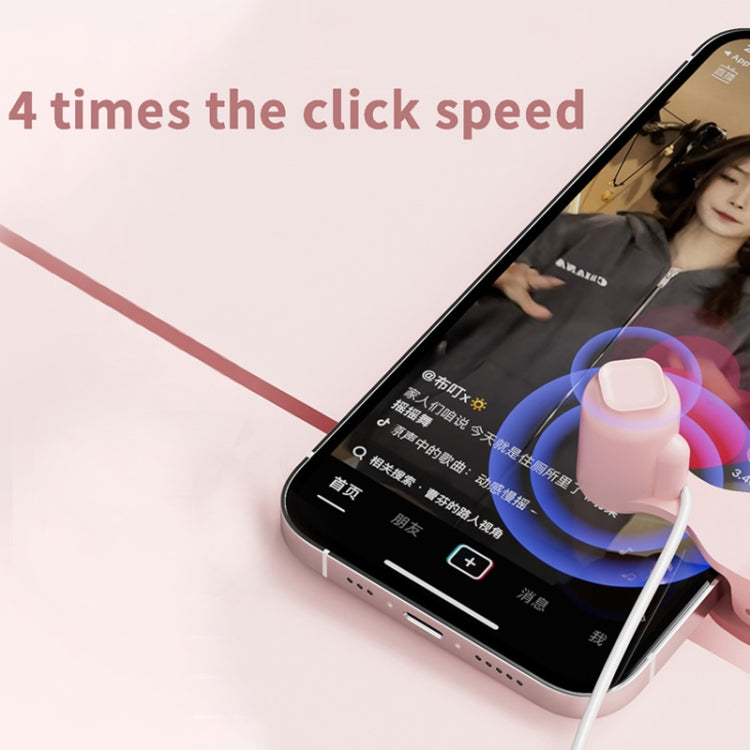 T2 Screen Clicker USB Grab Buyer Trasmissione in diretta Clicker automatico dello schermo, T2 White, T2 Pink