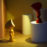 9622 LED Mini pieghevole Cartoon Policeman Night Light Lampada da scrivania magnetica da tavolo, 9622 (Black), 9622 (Yellow), 9622 (Green), 9622 (Blue), 9622 (White), 9622 (Red)