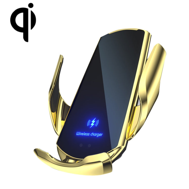 Q3 Staffa per telefono di ricarica wireless per auto magnetica a induzione a infrarossi con connettore magnetico Micro USB + 8 pin + Type-C / USB-C, Q3 Black, Q3 Gold, Q3 Silver, Q3 Blue, Q3 Red