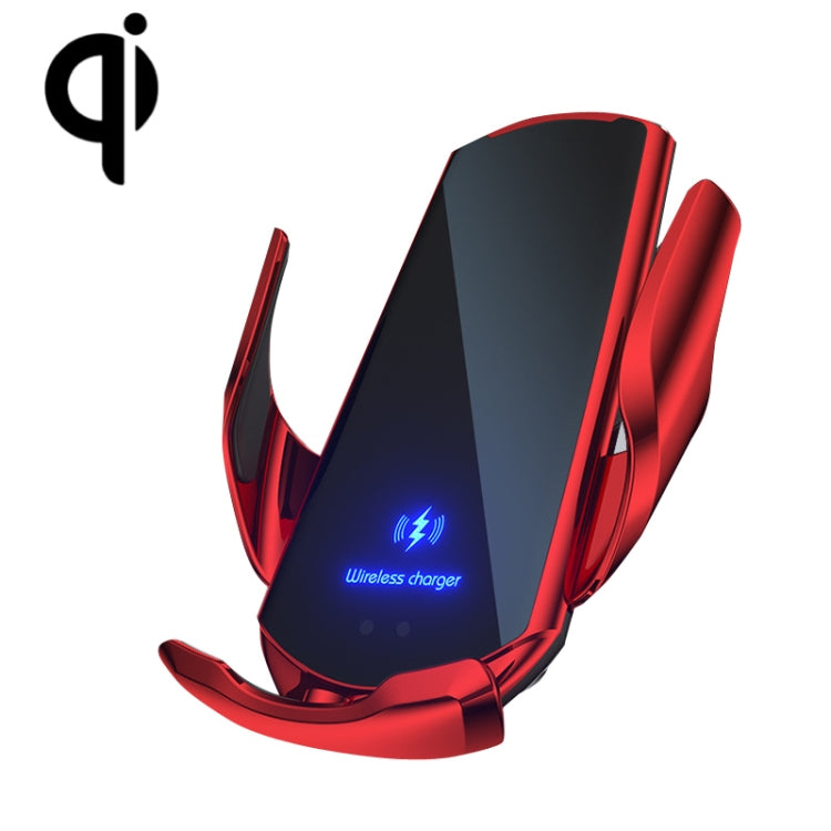 Q3 Staffa per telefono di ricarica wireless per auto magnetica a induzione a infrarossi con connettore magnetico Micro USB + 8 pin + Type-C / USB-C, Q3 Black, Q3 Gold, Q3 Silver, Q3 Blue, Q3 Red