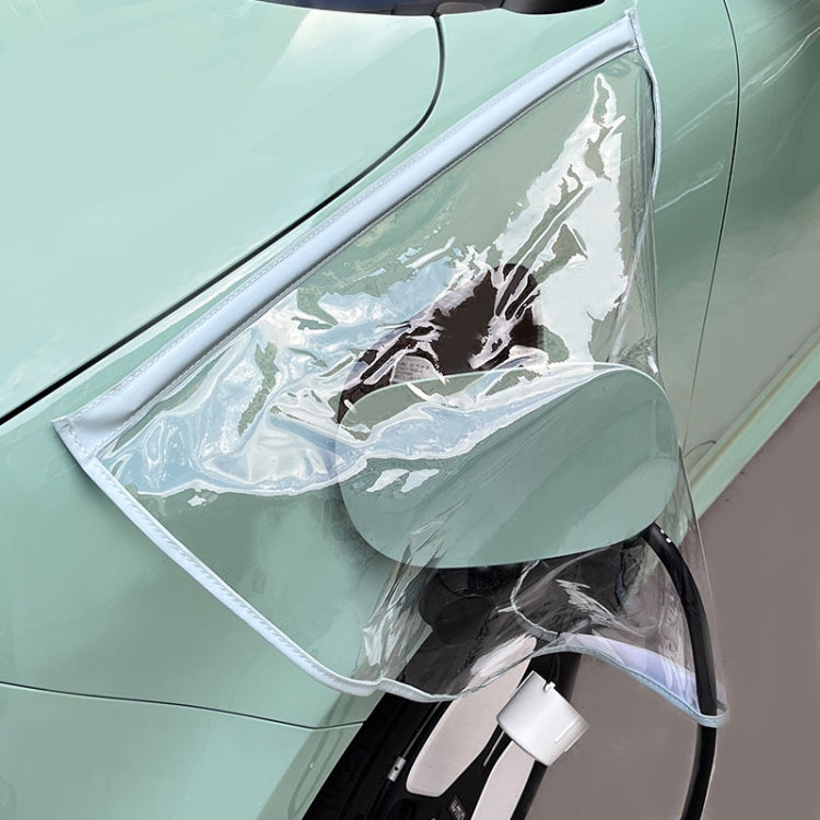 Copertura antipioggia magnetica trasparente per porta di ricarica per veicoli elettrici, Rain Cover Pink, Rain Cover White, Rain Cover Black, Rain Cover Transparent Green, Rain Cover Yellow, Rain Cover Blue