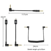 Adattatore cavo audio 3.5mm per microfono Rode e smartphone