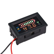 Interruttore di visualizzazione del misuratore di potenza della batteria al litio per auto elettrica, 6-30V, 7-100V