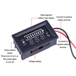 Interruttore misuratore potenza batteria auto elettrica 6-100V
