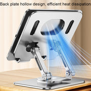 SP-026 Staffa pieghevole per tablet universale rotante a 360 gradi, SP-026 (Silver), SP-026 (Gray)
