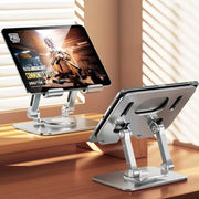 SP-026 Staffa pieghevole per tablet universale rotante a 360 gradi, SP-026 (Silver), SP-026 (Gray)