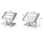 Staffa di raffreddamento per laptop rotante pieghevole da tavolo multifunzionale, specifiche:, SP-086 (Silver), SP-086 (Gray), SP-88 (Silver), SP-88 (Gray)