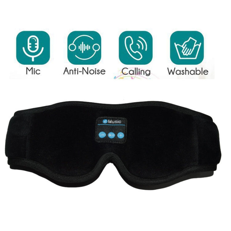 Bluetooth5.0 Sleep Eye Mask 3D Wireless Music Sleep Cuffie, 3D02