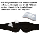 Bluetooth5.0 Sleep Eye Mask 3D Wireless Music Sleep Cuffie, 3D02