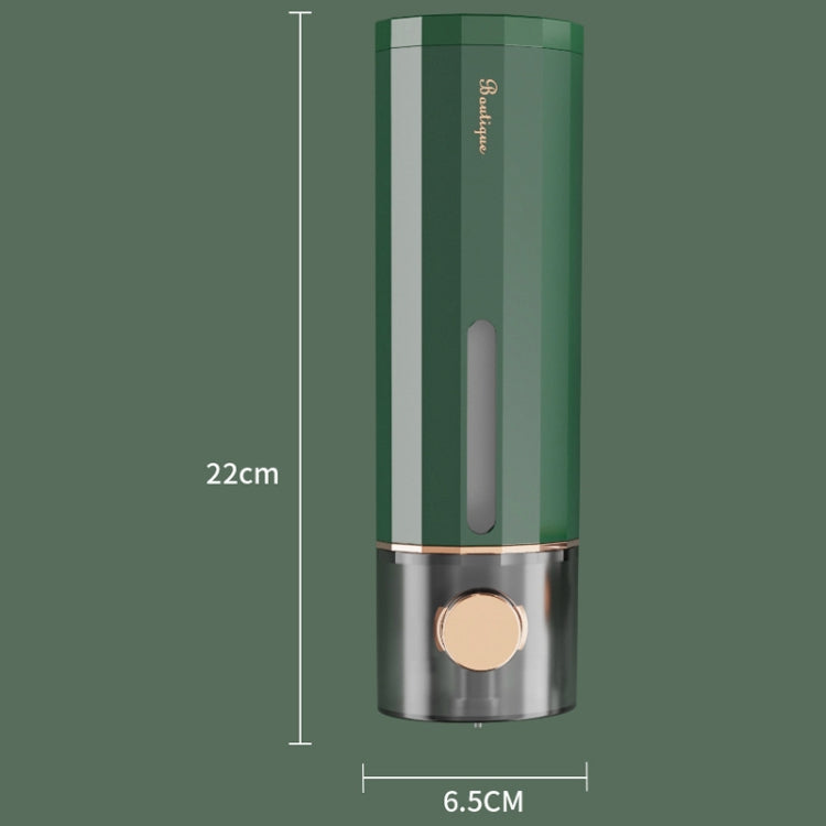 Dispenser di sapone per schiuma da bagno per il lavaggio delle mani dell'hotel liquido per sapone manuale a parete, 450ml/Dark Green, 450ml/White
