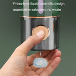 Dispenser di sapone per schiuma da bagno per il lavaggio delle mani dell'hotel liquido per sapone manuale a parete, 450ml/Dark Green, 450ml/White