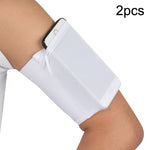 Bracciali elastici sportivi per borsa da braccio per telefono cellulare per fitness all'aperto 2 pezzi