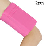 Bracciali elastici sportivi per borsa da braccio per telefono cellulare per fitness all'aperto 2 pezzi