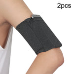 Bracciali elastici sportivi per borsa da braccio per telefono cellulare per fitness all'aperto 2 pezzi
