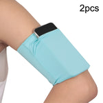 Bracciali elastici sportivi per borsa da braccio per telefono cellulare per fitness all'aperto 2 pezzi