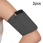 Bracciali elastici sportivi per borsa da braccio per telefono cellulare per fitness all'aperto 2 pezzi