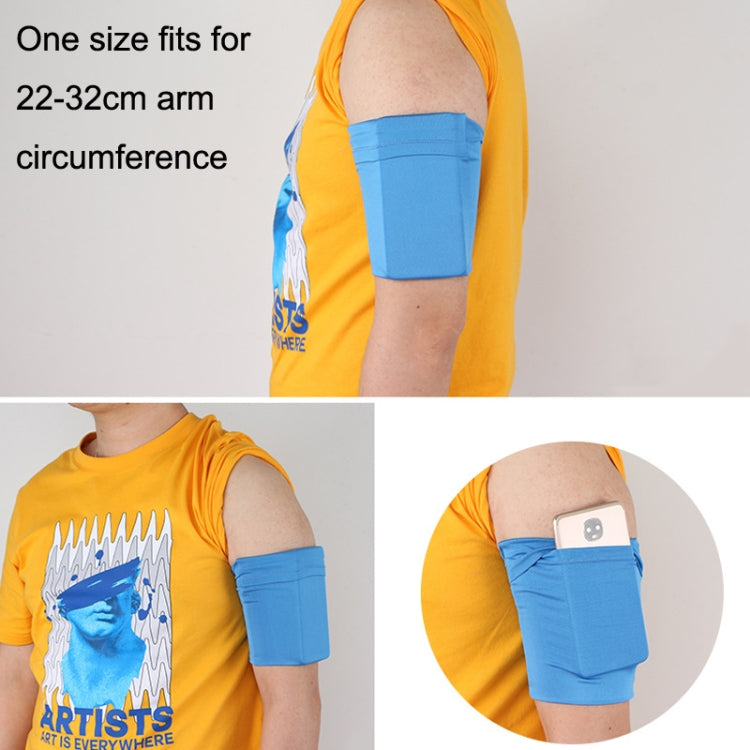 Bracciali elastici sportivi per borsa da braccio per telefono cellulare per fitness all'aperto 2 pezzi