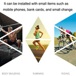 Bracciali elastici sportivi per borsa da braccio per telefono cellulare per fitness all'aperto 2 pezzi