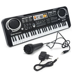 Organo elettronico giocattolo 61 tasti con microfono