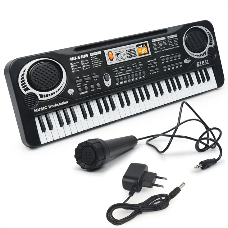 Organo elettronico giocattolo 61 tasti con microfono