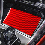 Per adesivo pannello scorrevole del vano portaoggetti centrale con comando a sinistra per BMW Serie 8 G14 2019-2024, Left-hand Drive