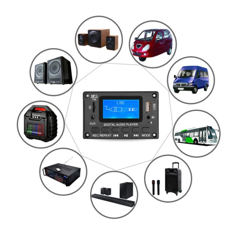 Modulo Bluetooth 116BT con Display LCD e Decodifica MP3