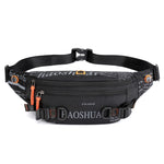 HAOSHUAI 5132 Marsupio da uomo per attività all'aperto Borsa da corsa sportiva, 5132 Dark Blue, 5132 Black, 5132 Army Green, 5132 Dark Green, 5132 Camouflage