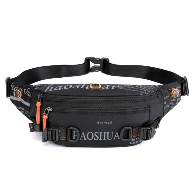 HAOSHUAI 5132 Marsupio da uomo per attività all'aperto Borsa da corsa sportiva, 5132 Dark Blue, 5132 Black, 5132 Army Green, 5132 Dark Green, 5132 Camouflage