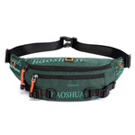 HAOSHUAI 5132 Marsupio da uomo per attività all'aperto Borsa da corsa sportiva, 5132 Dark Blue, 5132 Black, 5132 Army Green, 5132 Dark Green, 5132 Camouflage