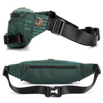 HAOSHUAI 5132 Marsupio da uomo per attività all'aperto Borsa da corsa sportiva, 5132 Dark Blue, 5132 Black, 5132 Army Green, 5132 Dark Green, 5132 Camouflage