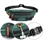 HAOSHUAI 5132 Marsupio da uomo per attività all'aperto Borsa da corsa sportiva, 5132 Dark Blue, 5132 Black, 5132 Army Green, 5132 Dark Green, 5132 Camouflage