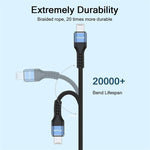 Cavo ricarica rapida USB-A a 8 pin per iPhone e iPad 1m/2m