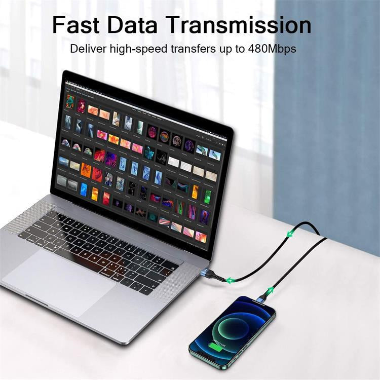 Cavo ricarica rapida USB-A a 8 pin per iPhone e iPad 1m/2m
