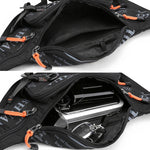 HAOSHUAI 5135 Marsupio da uomo per esterni Borsa da uomo in tessuto di nylon impermeabile, 5135 Dark Blue, 5135 Black, 5135 Army Green, 5135 Dark Green, 5135 Camouflage