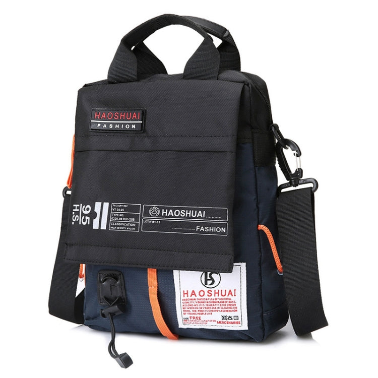 HAOSHUAI 206-1 Borsa a tracolla portatile da uomo Borsa in tessuto impermeabile per esterni, 206-1 Dark Blue, 206-1 Black, 206-1 Army Green, 206-1 Grey, 206-1 Brick Red, 206-1 Light Blue, 206-1 Camouflage