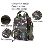 HAOSHUAI 206-1 Borsa a tracolla portatile da uomo Borsa in tessuto impermeabile per esterni, 206-1 Dark Blue, 206-1 Black, 206-1 Army Green, 206-1 Grey, 206-1 Brick Red, 206-1 Light Blue, 206-1 Camouflage