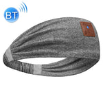 Cuffie con archetto Bluetooth Maschera per il sonno per allenamento con traversina laterale, Sleep Mask Hemp Gray