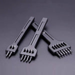 ER061 Punzone tondo in pelle cucito a mano fai-da-te Plotoni in acciaio legato che si precipitano, stile:, 4mm Set, 5mm Set, 6mm Set, 4mm-2 Holes, 4mm-4 Holes, 4mm-6 Holes, 5mm-2 Holes, 5mm-4 Holes, 5mm-6 Holes, 6mm-2 Holes, 6mm-4 Holes, 6mm-6 Holes